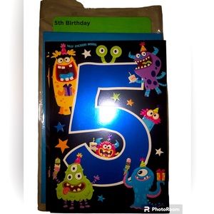 Hallmark 5th birthday cards with stickers